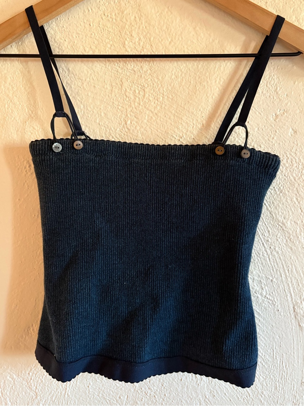 RRL Indigo Crop Tank